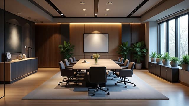Luxury corporate interior